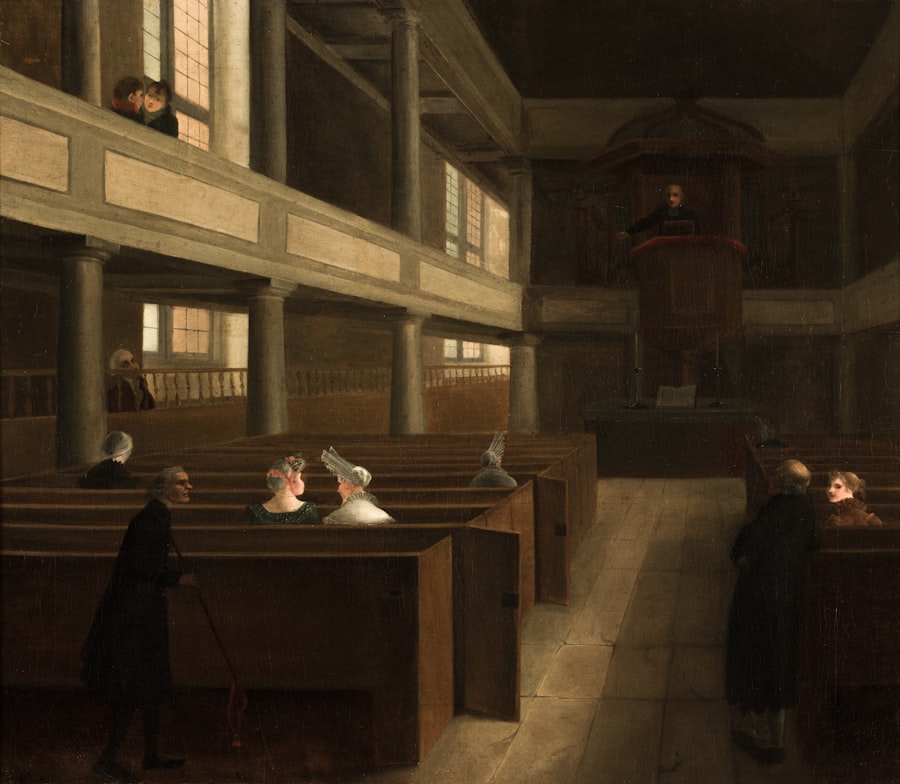 Courtroom scene